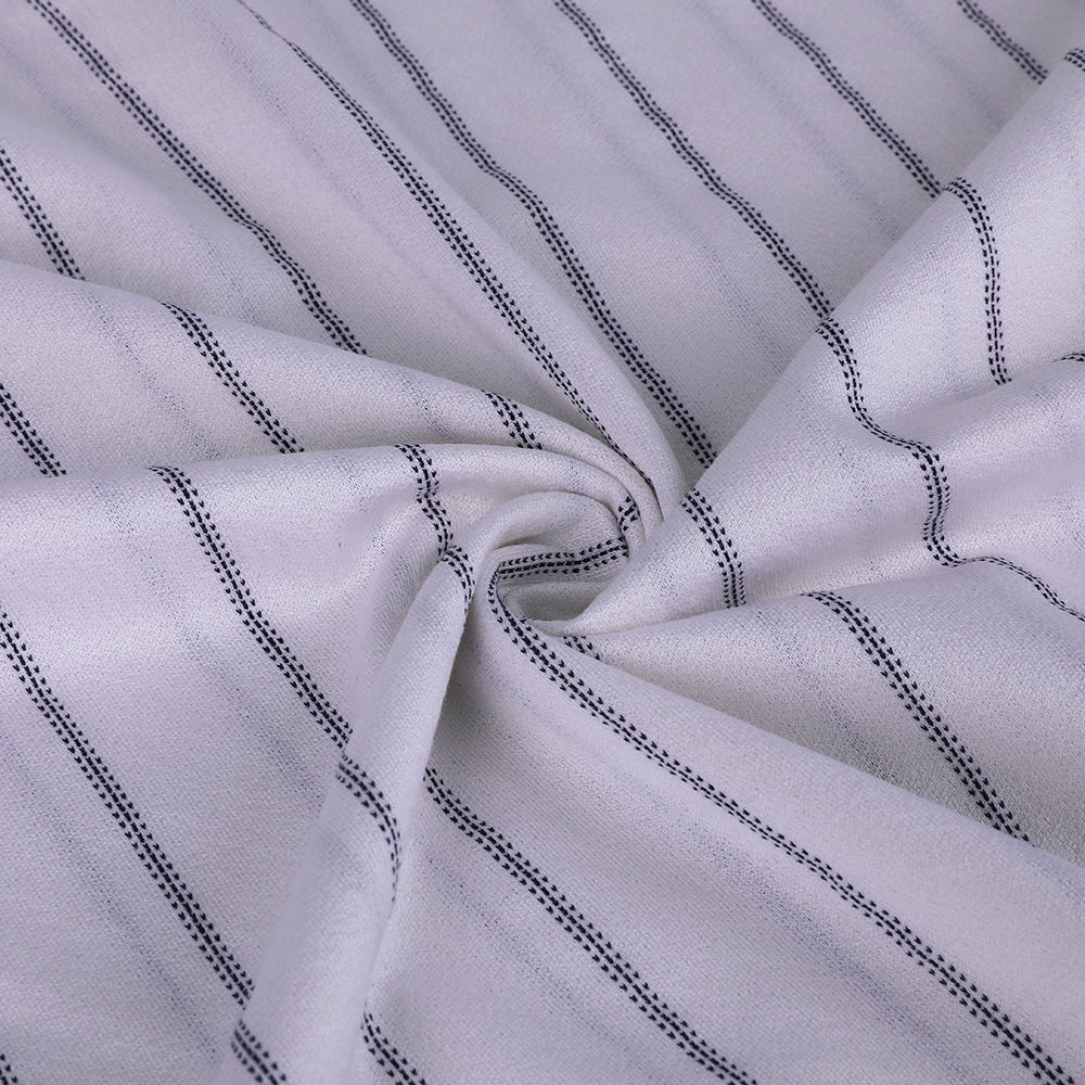 Hung Faden Jacquard Microtexture Luxus Baumwollseide Strick Dame Stoff