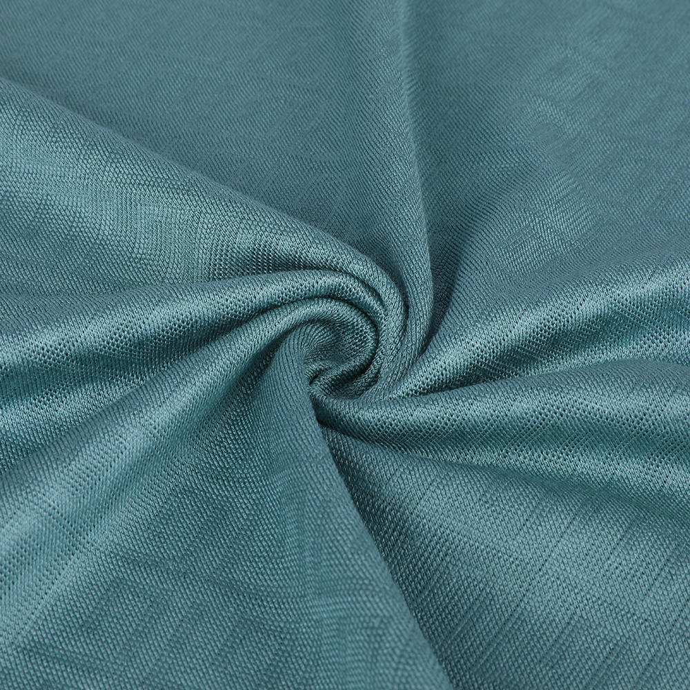 Komfortable atmungsaktive einseitige Jacquard umweltfreundliche Seidenstoff für Business Clothing
