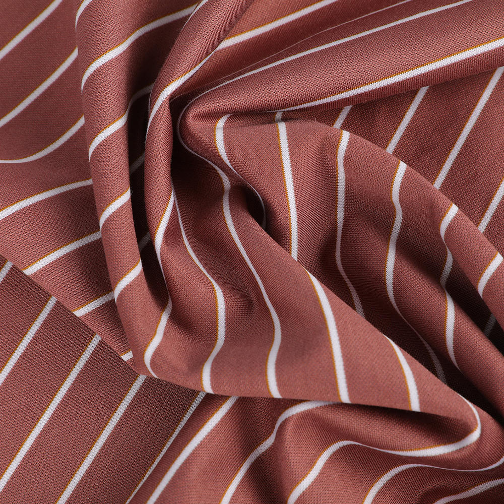 Gestreiftes bequemes Seiden -Baumwoll -Hemdstoff Stoff Gestreiftes bequemes Seiden -Baumwoll -Hemdstoff Stoff