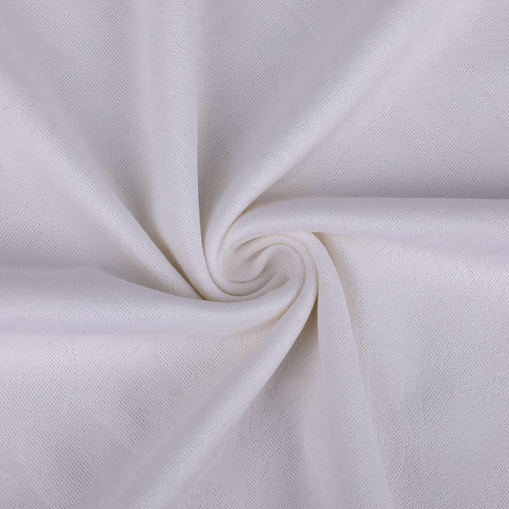 Luxus-Interlock Jacquard hautfreundlicher Seidengestrickstoff für Frauen geeignet