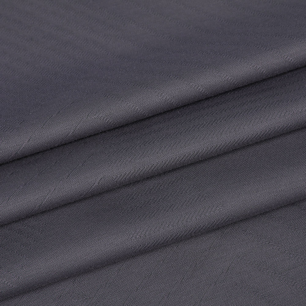 Einseitiger großer Jacquard Crisp Sea Island Baumwollhemd Stoff Einseitiger großer Jacquard Crisp Sea Island Baumwollhemd Stoff